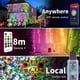 thumbnail image 5 of Fiudx Decoración Del Hogar Tiras De Luces Led Inteligentes, Barra De Línea De Cuero Inteligente, 15 Millones De Colores Con Control De Aplicaciones Y Luces Led De Sincronización De Música Para Dormit, 5 of 7