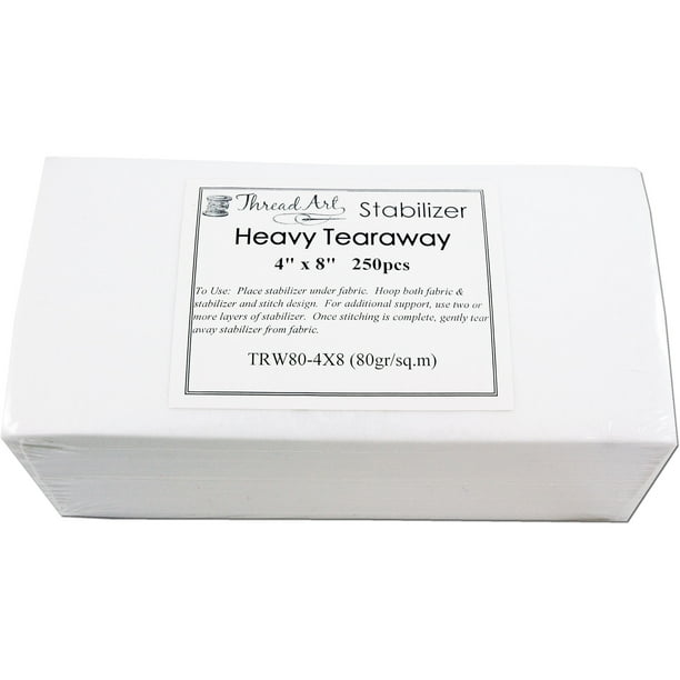 Tearaway Embroidery Stabilizer by Threadart Heavy Weight 2.8 oz 4