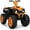 Orange, variant on Infans 12V Kids 4-Wheeler ATV Quad Ride On Car w/ LED Light & Music White