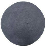 Parkhurst of Canada Classic Wool Basque Beret-Unisex Soft Charcoal, One Size