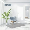 thumbnail image 3 of Tapis de Chaise Anti-Rayures Antidérapant Pivotant Tapis de Sol Réutilisable en Polyester pour Maison Bureau Blanc, 3 of 7