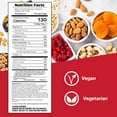 thumbnail image 3 of FRUIT NUT MIX TRAIL MIX by PREMIUM ORCHARD - Gourmet Trail Mix Bulk Blend of Mixed Nuts & Dried Fruit - Healthy Vegan Snacks, Snack Nut Mix , Plant Protein Source, Non-GMO, Natural - 18oz, 3 of 6