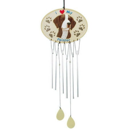 2017 Pointer Wind Chime, English Pointers by Spoontiques, Inc.