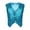 Light Blue, variant on Girls' Boys' Glittery Sequined Vest Jacket Hip-Hop Street Dance Wear Stage Performance Blue 120