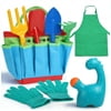 JoyStone Kids Gardening Set with Dinosaur Watering Can, Apron, Gloves & Tote Bag, Outdoor Pretend… — $14.85 (58% off)