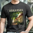 thumbnail image 2 of Vintage Arkansas State Hot Springs T-Shirt, Bathhouse Row Tee and Scenic Landmark Keepsake Souvenir, 2 of 8