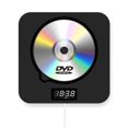 thumbnail image 1 of ELEPEX Bluetooth 5.0 Wall Mountable CD DVD Player with Pull-switch Dust Cover Remote Control LCD Display Built-in Speakers, Portable Music Player Support FM Radio CD/DVD/MP3/USB/AUX, 1 of 6