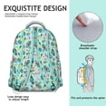 thumbnail image 5 of "Flamingo Backpack for High School - Trendy & Lightweight School Bookbag, Waterproof College Bag with Multiple Pockets, Great Gift for Students", 5 of 6