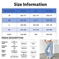 thumbnail image 3 of Women's Striped Gingham Pants Plaid Pajama Pull on Lounge Boxer Pants Drawstring Pj Bottoms Wide Leg Trousers with Pocket Black XL, 3 of 7