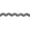 Silver, variant on Belagio 3/4" Wide x 25 Yards, Medium Ric Rac Trim, 1 Bolt, Black