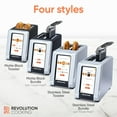 thumbnail image 5 of Revolution Toaster Bundle: tostador R180 Connect S + Toastie Press – visualización táctil inteligente, ranura ancha de 2 rebanadas, tecnología InstaGLO – Pan tostado, panecillos, gofres, magdalenas,, 5 of 5