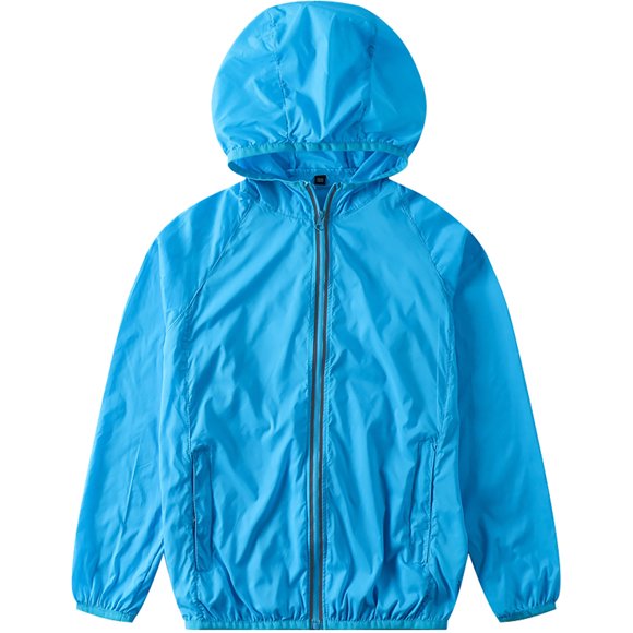 DecSea Chandail à Capuchon d'Ombrage pour Jeunes Free Fly - Protection Solaire UPF 50+, Évacuation de l'Humidité, Chemise d'Extérieur Respirante à Manches Longues en Viscose de Bambou