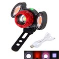thumbnail image 4 of Graflsoa Rechargeable Zoomable Bike Light with 400mAh Battery, 4 Modes, IPX6 Waterproof, for Kids' Bicycles, Mountain Riding, and Night Safety - Red, 4 of 7