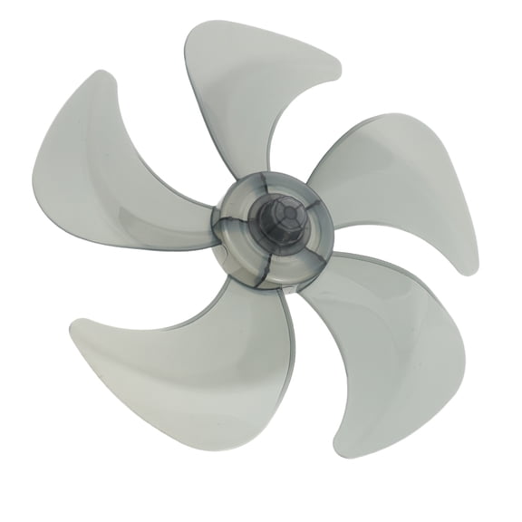 CIMAXIC Indoor Ceiling Fan Blade Replacement Grey Plastic Fan Leaves with Safe Smooth Edges