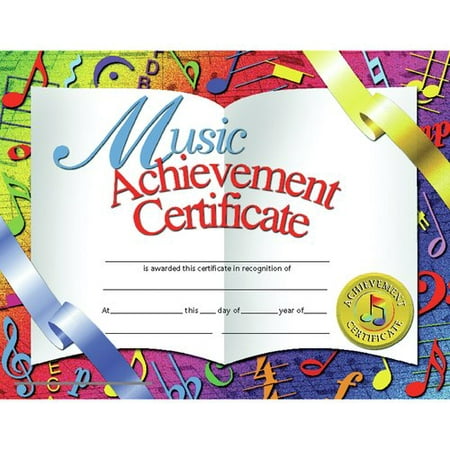 Hayes School Publishing Music Certificate (Set of