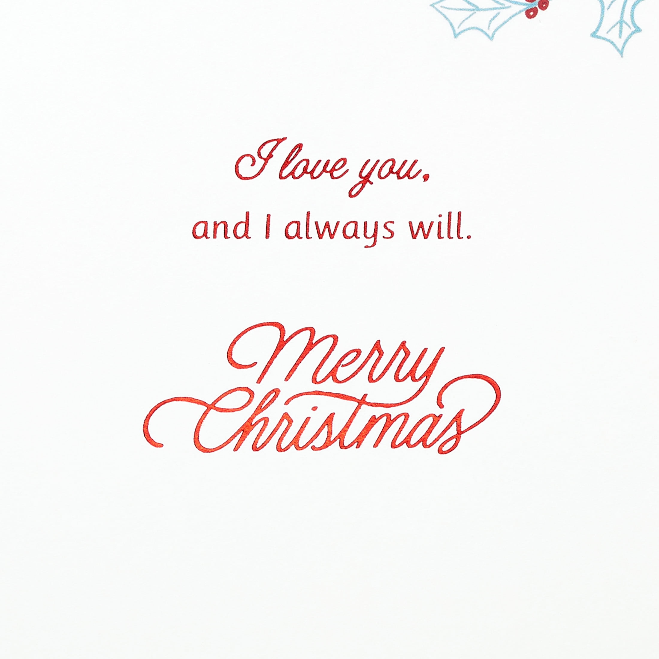 American Greetings Christmas Card for Daughter (I Love You Always)
