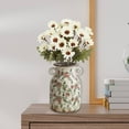 thumbnail image 5 of Verdsylv Artificial Floral Arrangement, Artificial Mum Flowers, Realistic Faux Chrysanthemums for Outdoor, Indoor Garden, Porch, Home Table Decor, Wedding Bouquet Flowers, A, 5 of 9