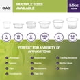 thumbnail image 5 of CIAO! 5.5OZ PP Clear Portion Cup, Lids Sold Separately (Case of 2,500), 5 of 9