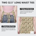 thumbnail image 6 of Beige Bigfoot and Forest Pattern Apron-Garden Aprons for Women with Pockets-Cotton Linen Waterproof Kitchen Cooking Gardening Aprons Adjustable for Kitchen,Cooking,BBQ and Salon 33x27 Inch, 6 of 7