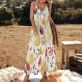 thumbnail image 2 of Various Fruits Fine Art Sleeveless Dress Summer Dress Woman 2025, 2 of 7