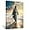 God Walks on the Beach - 2, variant on ZHONGYUTONG Jesus Canvas Wall Art God Walks on the Beach Pictures Prints Christian Spiritual Poster Artwork Home Decor for Office Prayer Room Framed (12.00" x 18.00")