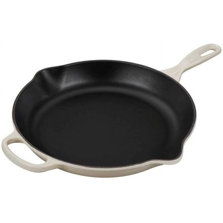 Le Creuset 11.75" Meringue Enameled Cast Iron Skillet