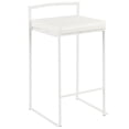 thumbnail image 4 of LumiSource Fuji Stacker 26" Fixed-Height Counter Stool - Set of 3, 4 of 6
