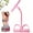 #D, variant on Upper Belly Resistance Band, Gentle Full Body Toning Exercise Band, Gym Equipment, Multi Function Tension Rope with Handles for Home