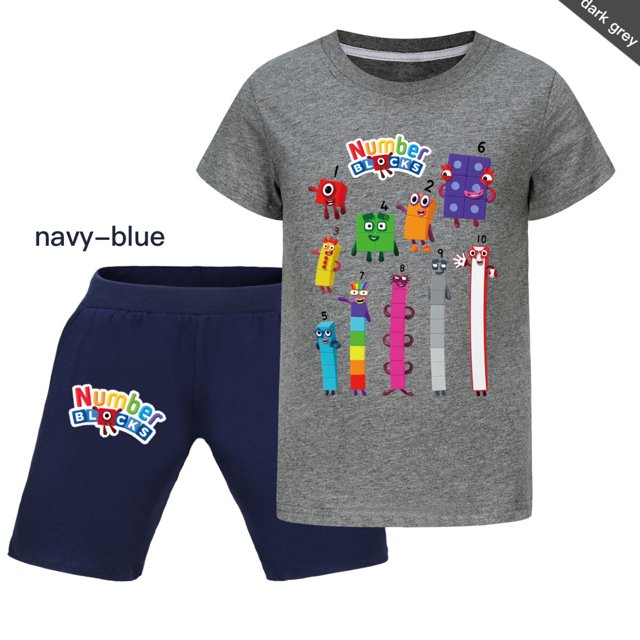 Boys And Girls Children's Short Sleeve Shorts Suit