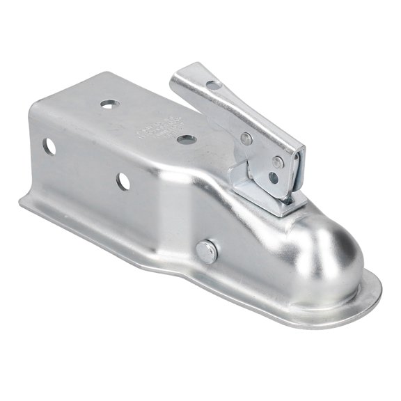 2in Trailer Hitch Ball Coupler Lock 3in Channel 5000Lbs/2268kg Zinc Plated Die‑Cast Steel High Security