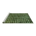 thumbnail image 2 of Ahgly Company Machine Washable Indoor Round Oriental Turquoise Blue Modern Area Rugs, 6' Round, 2 of 4