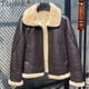 thumbnail image 4 of Abrigo de piel de invierno Tcyeek para mujer, chaqueta de moto de cuero auténtico, ropa para mujer, chaquetas de piel de oveja natural cálidas, chaquetas gruesas, 4 of 5