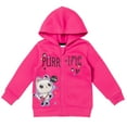 thumbnail image 5 of Dreamworks Gabby's Dollhouse Pandy Paws Little Girls Zip Up Fleece Hoodie T-Shirt and Leggings 3 Piece Outfit Set Toddler to Big Kid, 5 of 5