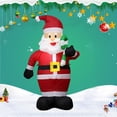 thumbnail image 3 of Navidad Papá Noel Inflable Luz Led Incorporada Para Vacaciones De Navidad Interior Y Exterior Patio Jardín Habitación Decoración De Fiesta Monstrate HA023859-00, 3 of 7