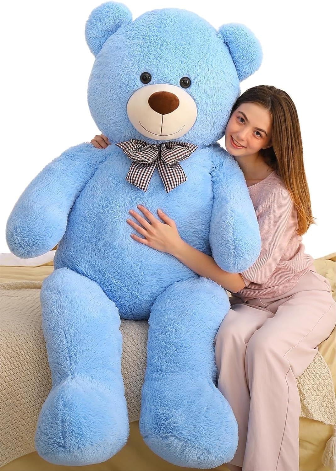 MorisMos Giant Teddy Bear 55" Stuffed Animal Soft Big Bear Plush Toy