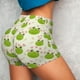 thumbnail image 4 of Fotbe Green Frog Shorts Sin Costuras – Shorts Deportivos de Cintura Alta para Mujer, Elásticos para Gimnasio, Yoga, Running o Ciclismo-Medium, 4 of 8