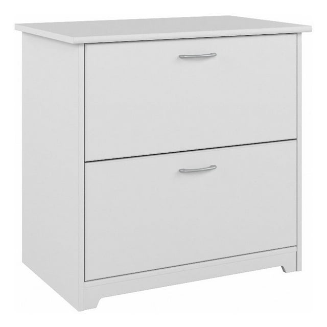 Pemberly Row 2 Drawer Lateral File Cabinet in White - Engineered Wood