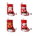 thumbnail image 3 of Wosthever Calcetín de Navidad Atmósferas colgantes Vacaciones Navidad Chimenea Bolsa de regalo Adorno al aire libre Decoración de fondo Type7 NO7, 3 of 6