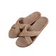 thumbnail image 5 of Sandalias planas recortadas de lino tejidas trenzadas informales de verano a la moda para mujer Wmkox8yii  hj789, 5 of 6