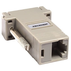 Raritan ASCSDB9F Raritan Null Modem Adapter - 1 x RJ-45 Female - 1 x DB-9 Female Serial