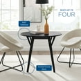 thumbnail image 6 of Modway Gallant 36" Dining Table in Black Black, 6 of 7