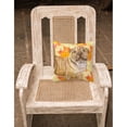 thumbnail image 2 of Carolines Treasures BB9980PW1818 Shar Pei Puppy Fall Fabric Decorative Pillow  18H x18W multicolor, 2 of 2