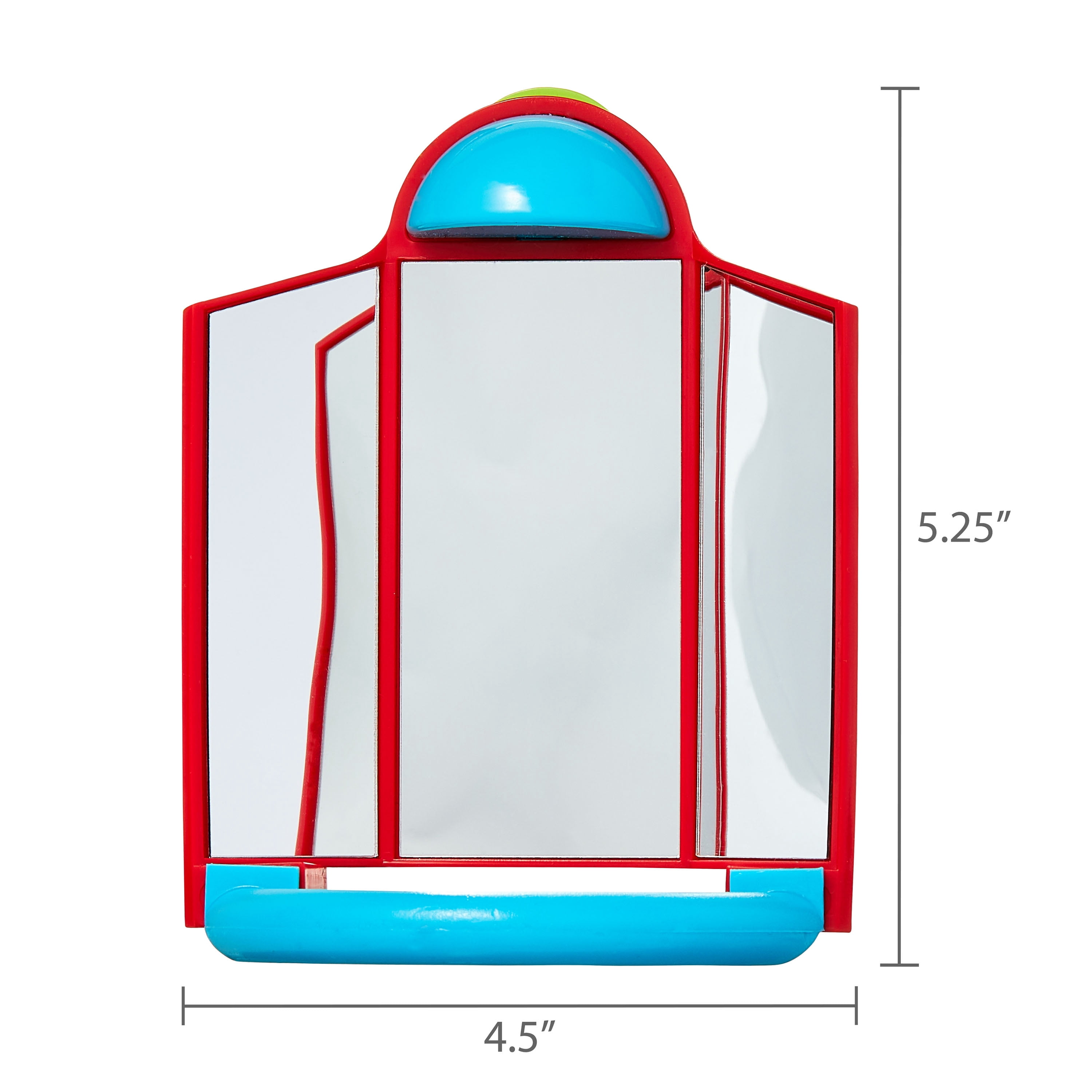 Vibrant Life Triple Mirror with Perch Bird Toy with Plastic Nut Mount