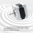 thumbnail image 2 of Piezas de la impresora 3D ibecy 42-34 Motor paso a paso 2 fases 1.8 grados Ángulo de paso 0.4NM Abanopi Motor paso a paso, 2 of 6