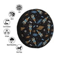 thumbnail image 3 of Bingfone Space Rockets Spare Tire Cover Weatherproof Universal Wheel Protectors for RV Camper Travel Trailer SUV Truck-15 inch, 3 of 8