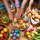 thumbnail image 4 of Nestingho Con Estilo Deportivo Y Patrón Huevo De Pascua Ideal Para Uso En Casa, 4 of 6