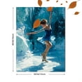 thumbnail image 3 of Figure Skater Canvas Wall Art, Elegant Ice Skating Sports Print, Modern Home Decor, 3 of 8