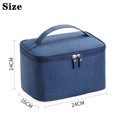thumbnail image 2 of Professional Large Capacity Bathroom Portable Makeup Case Washing Pouch Toiletries Storage Travel Cosmetic Bag GREY, 2 of 8