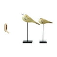 thumbnail image 1 of Organizador De Pared Plegable Con Ganchos Para Baño O Armario, Con Modernas Estatuas De Pájaros De Madera, Figuras De Animales Y Esculturas. Adornos De Escritorio Para La Entrada O El Interior., 1 of 8