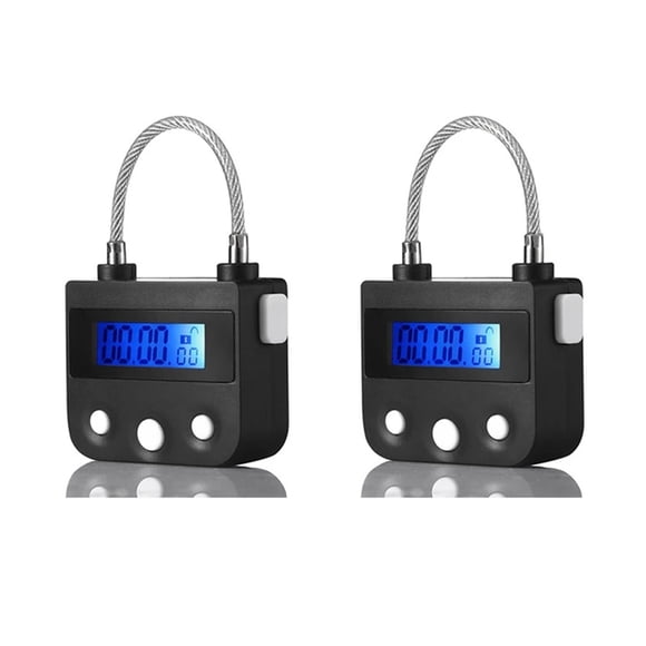 Electronic Timer Lock Countdown Temporary Time Lock Rechargeable Household Safety Lock ,Keyless Entry Design